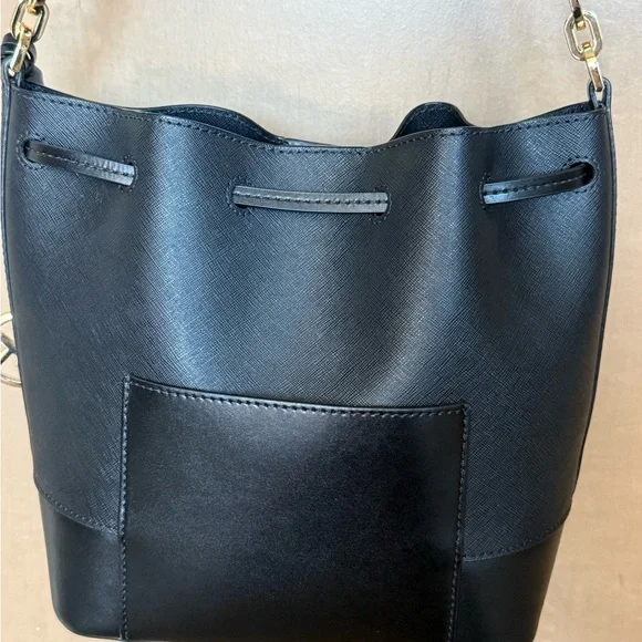 Michael Kors Black Bucket Bag (Trista Medium) - Picture 3 of 6